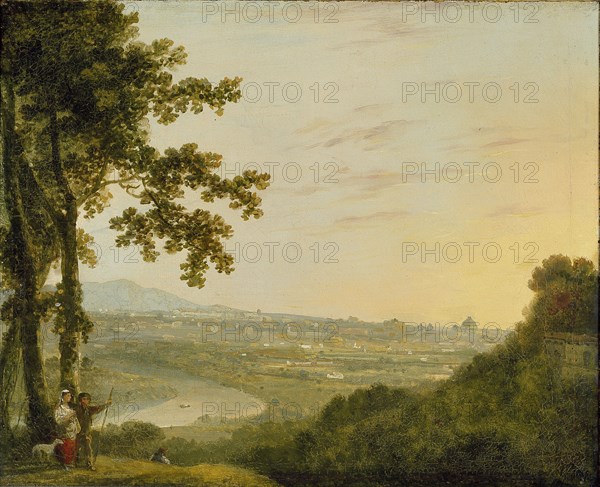 Rome from the Villa Madama, during or post 1753. Artist: Richard Wilson.