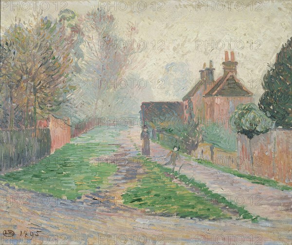 November Morning, Epping, 1895. Artist: Lucien Pissarro.