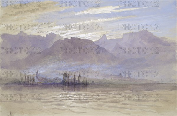 Morning in Spring, with north-east Wind, at Vevey, May - June 1849 or 1 May 1869. Artist: John Ruskin.