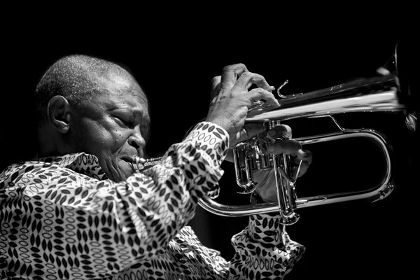 Hugh Masekela, 2009. Artist: Alan John Ainsworth.