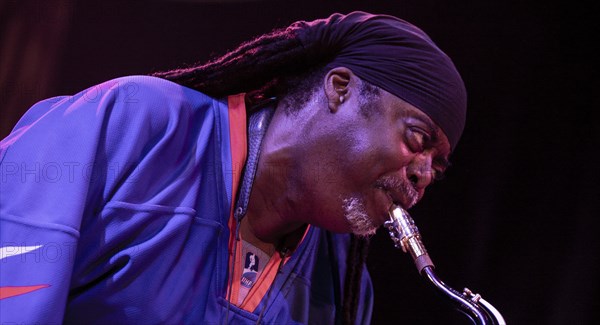 Courtney Pine Artist: Alan John Ainsworth.