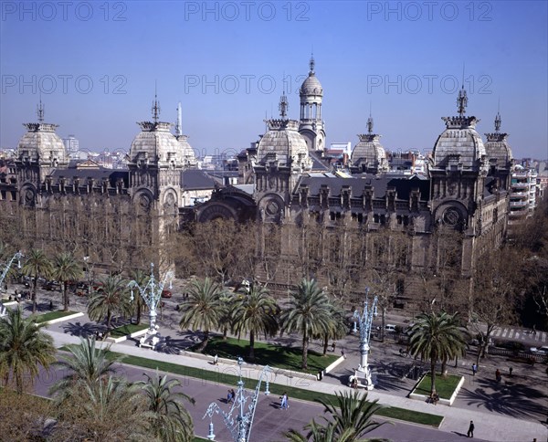 Courthouse, designed by Enric Sagnier (1858-1931) and Josep Domenech i Estepà (1858-1917), built ?