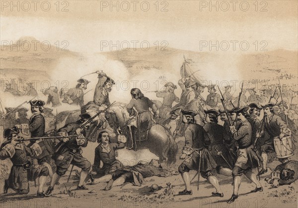 Battle of Almansa. April 25, 1707, between the armies of Philip V and the Archduke of Austria, 18?