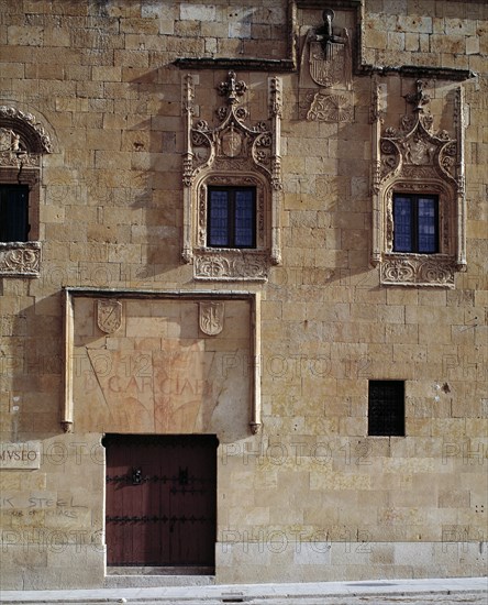 Detail of the façade of the Palace of Dr. Abarca Maldonado, now houses the museum of the city of ?