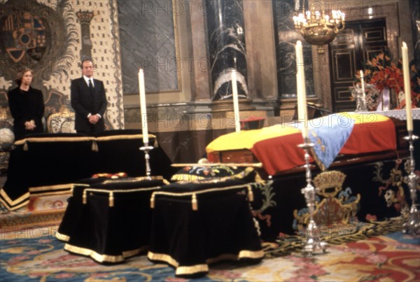 Burial in Madrid, with the chapel in the Royal Palace of Don Juan de Borbon y Battenberg (1913-19?