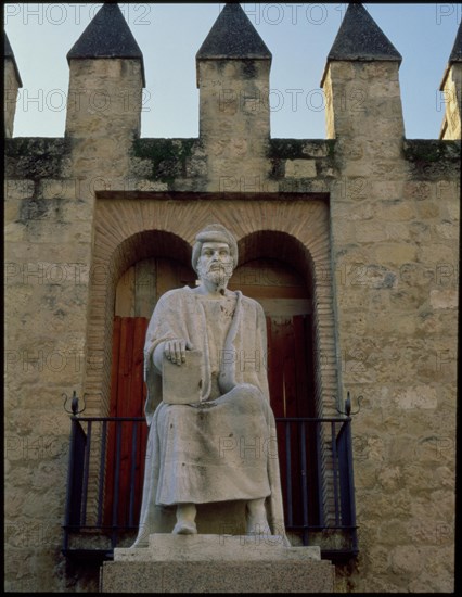 Monument in the city of Córdoba dedicated to Averroes (1126-1198), philosopher, lawyer, doctor an?