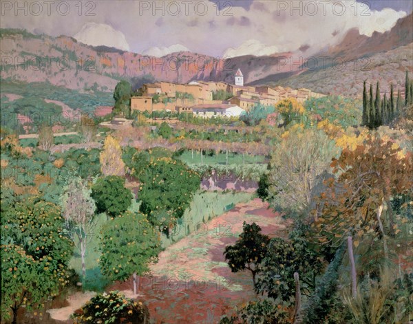 'Soller', work by Santiago Rusiñol.