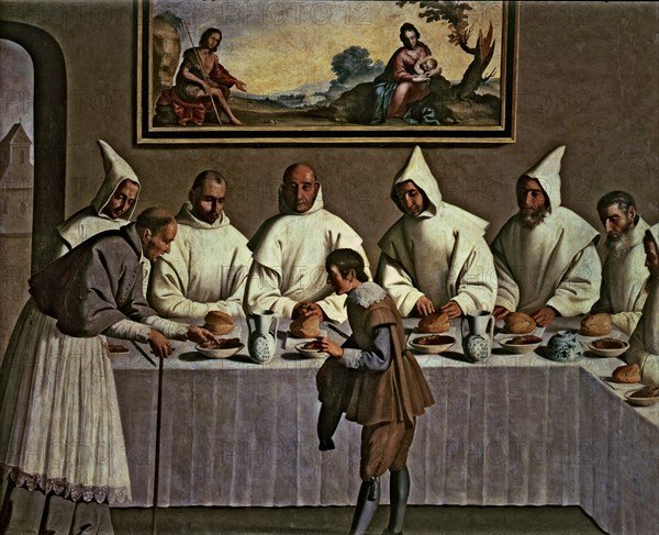 'Saint Hugh. The miracle of the Holy Vote' by Francisco de Zurbarán.