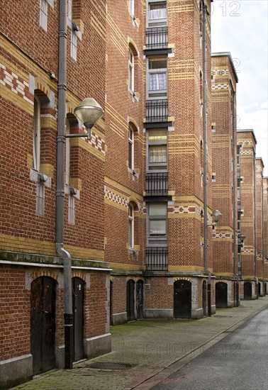 Cite Hellemans, Rue Blaes, Brussels, Belgium, (c1905-1914), c2014-2017. Artist: Alan John Ainsworth.