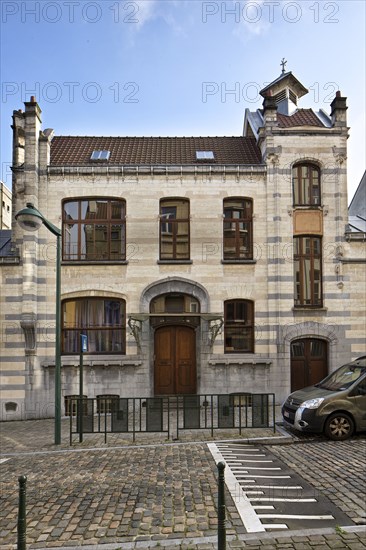 Le Jardin d'Enfants, Brussels, Belgium, (1897), c2014-2017. Artist: Alan John Ainsworth.