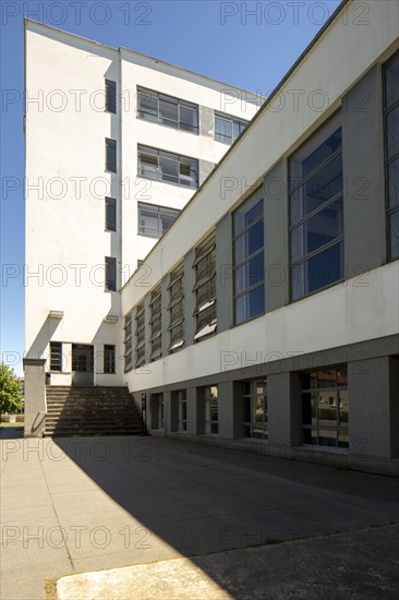 The Bauhaus building, Dessau, Germany, 2018.  Artist: Alan John Ainsworth.