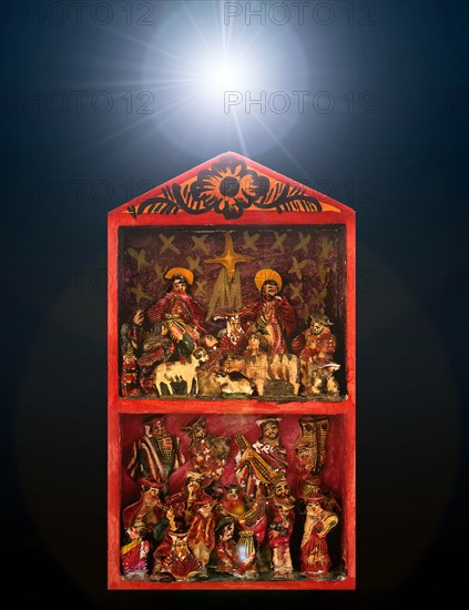 Nativity, Retablo, Ayacucho, Peru, 2015.