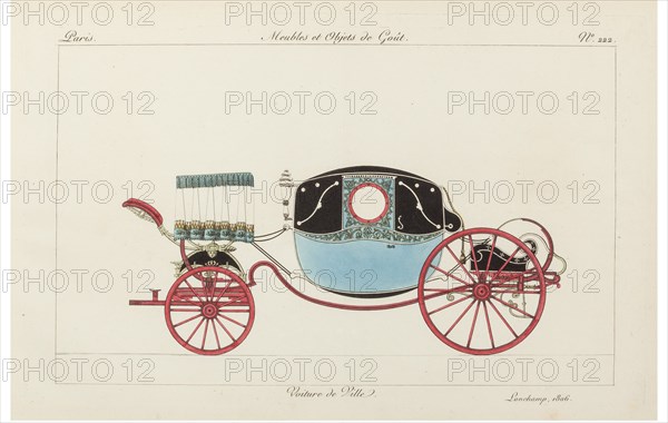 Voiture de ville, 1800s.