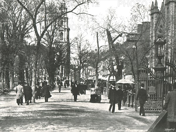 The Mall, Boston, USA, 1895.