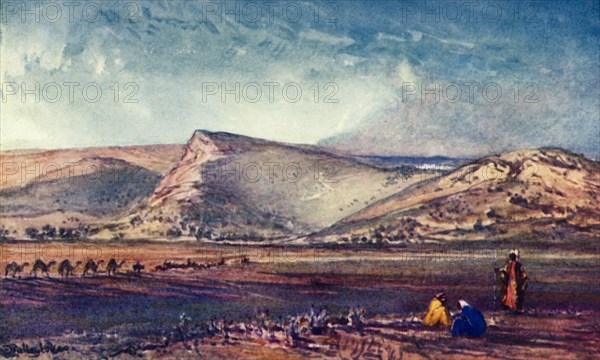 The Hills Round Nazareth from the Plain of Esdraelon', 1902.