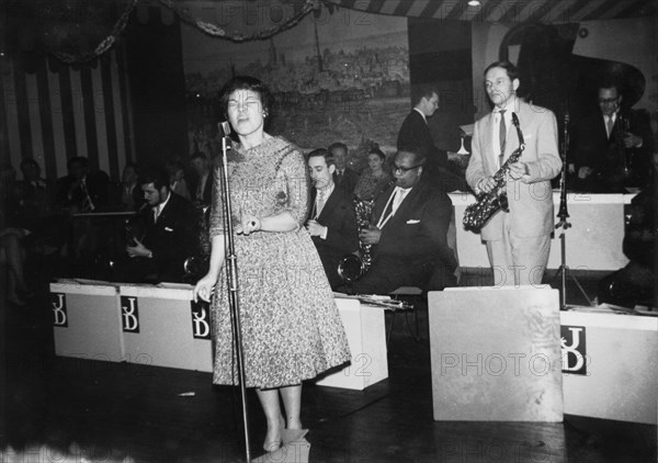 Cleo Laine, Johnny Dankworth Band, Sunday Sessions, Marquee Club, London, 1960. Creator: Brian Foskett.