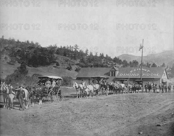 Pike's Peak (Col.) Toll Road', c1897.