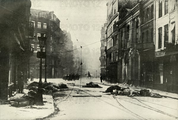 A Street in Lille', (1919).