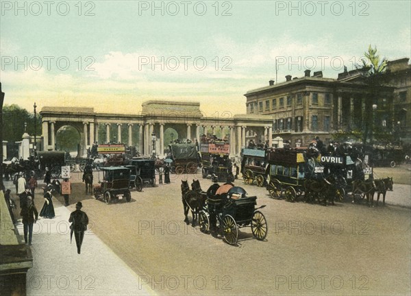 Hyde Park Corner', c1900s.