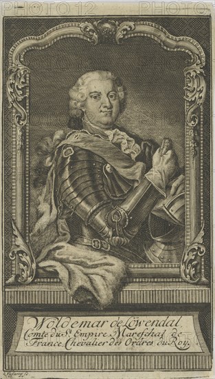 Woldemar Freiherr von Löwendal (1660-1740) , before 1748.