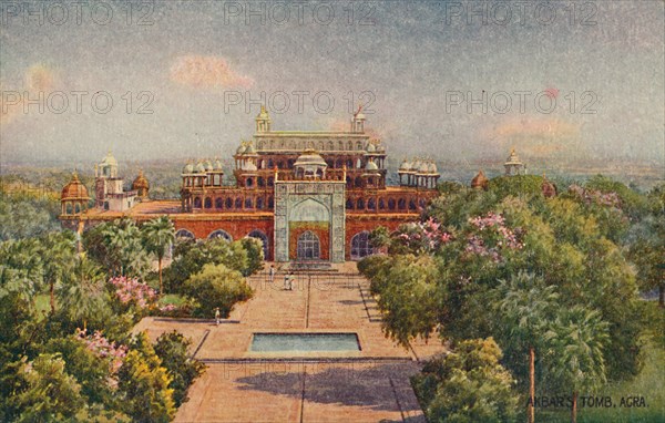 Akbar's Tomb, Agra', .