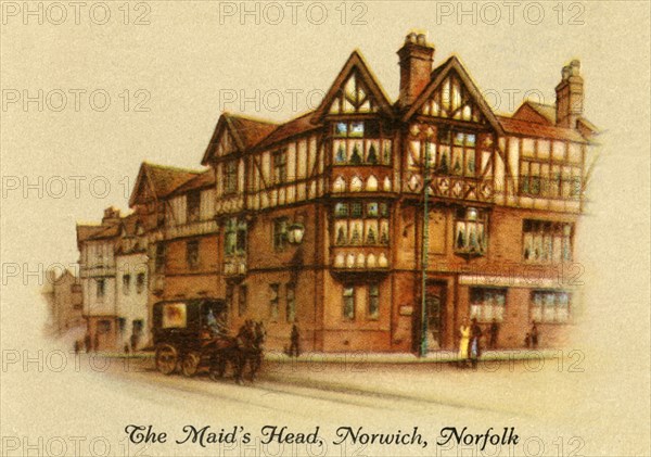 The Maid's Head, Norwich, Norfolk', 1936.