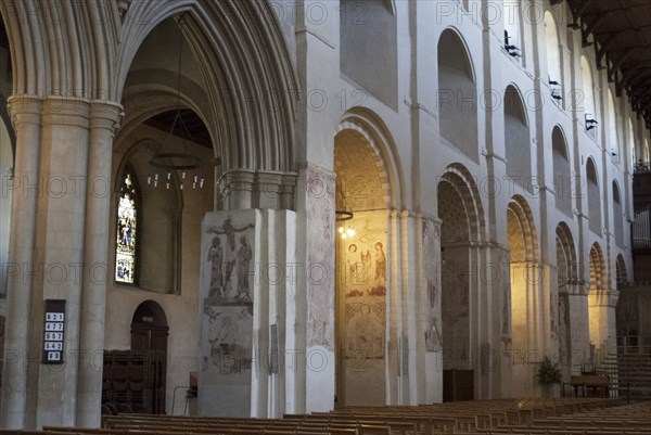 St Alban's Cathedral, St Alban's, Hertfordshire, England, UK, 4/6/10.