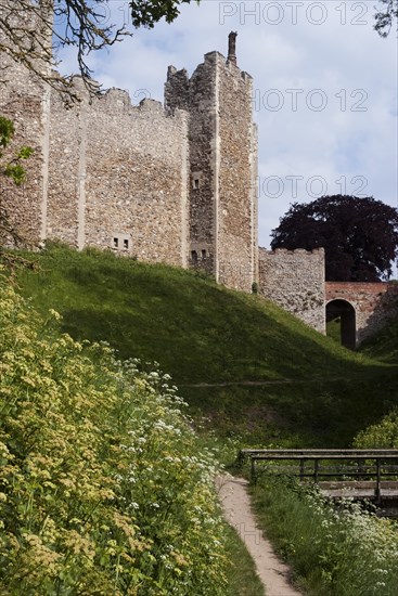 Framlingham Castle, Framlingham, Suffolk, England, UK, 25/5/10.