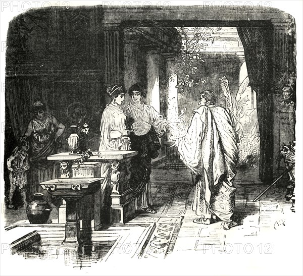 'Interior of a Roman House',1890