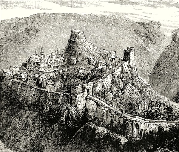 'Citadel and Palace of the Ancient Kings of Bulgaria at Tirnova",1890