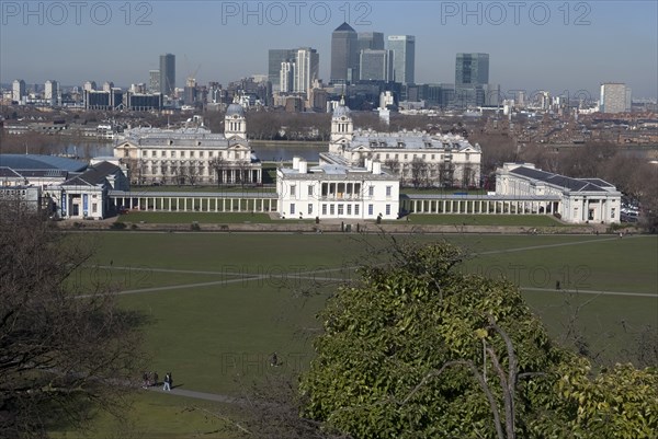 View from Greenwich Park, London