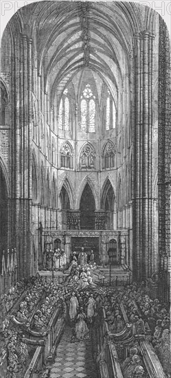 'A Wedding at the Abbey', 1872.  Creator: Gustave Doré.