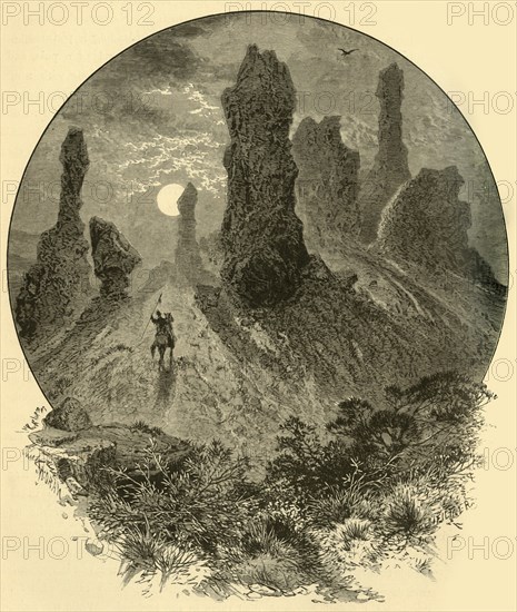 'Witches' Rocks, Weber Cañon', 1874.  Creator: John Filmer.