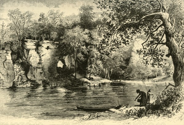 'New River at Eggleston's Springs', 1872. Creator: William Ludwell ...