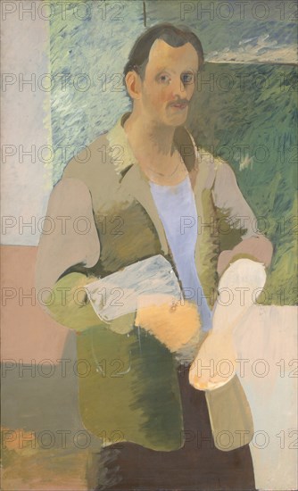 Self-Portrait, ca 1937. Creator: Gorky, Arshile (1904-1948).