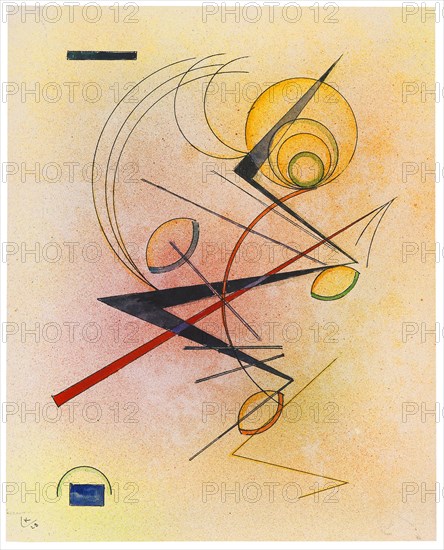 Kleines Warm, 1928. Creator: Kandinsky, Wassily Vasilyevich (1866-1944).