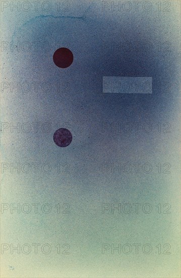 Zwei zu Eins (Two to one), 1933. Creator: Kandinsky, Wassily Vasilyevich (1866-1944).