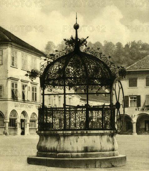 Iron Well, Bruck an der Mur, Styria, Austria, c1935.  Creator: Unknown.