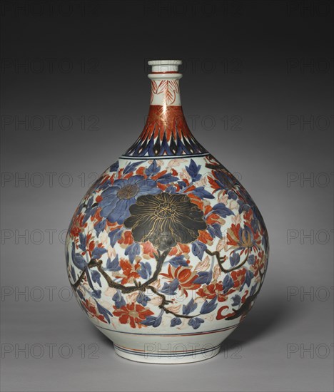 Apothecary's Bottle: Arita Ware, c. 1670-1680. Creator: Unknown.