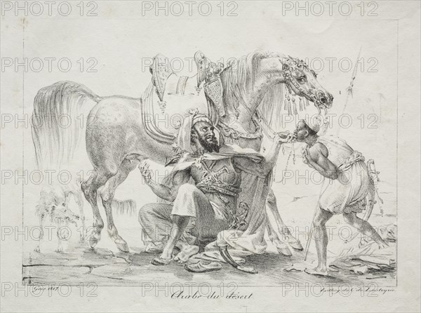 Arab of the Desert, 1817. Creator: Antoine-Jean Gros (French, 1771-1835).