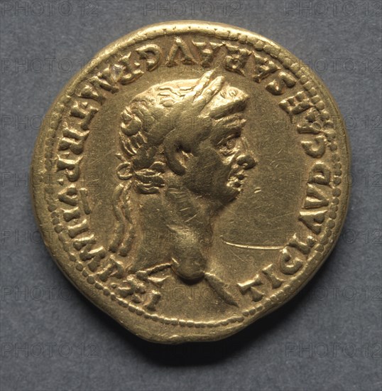 Aureus (obverse), 47-48. Creator: Unknown.