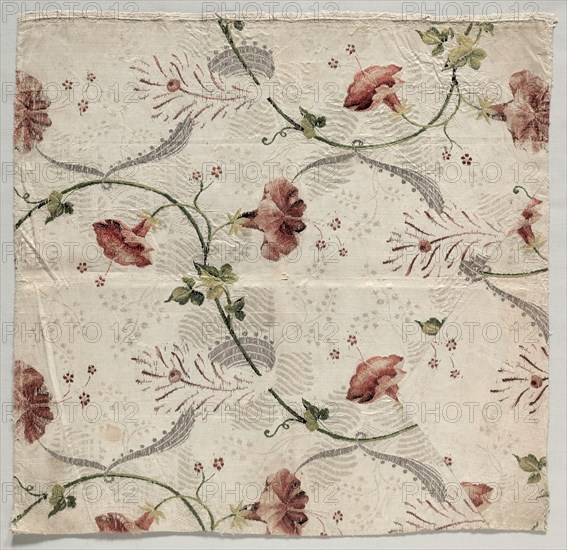 Brocaded Silk, 1723 - 1774. Creator: Unknown.