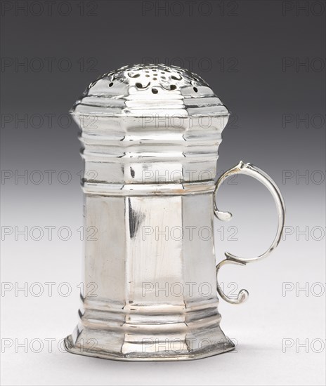 Caster with Lid , c. 1720. Creator: Andrew Tyler (American, 1692-1741).