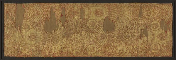 Cloth of Gold: Displayed Falcons, mid 1200s. Creator: Unknown.