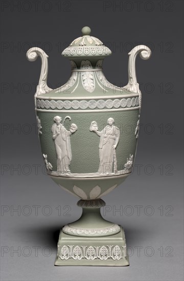 Covered Urn, c. 1800. Creator: Wedgwood Factory (British).