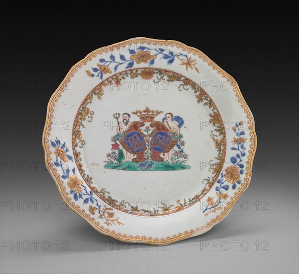 Dinner Plate, 1760-1770. Creator: Unknown.