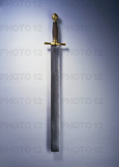 Executioner's Sword, blade dated 1634. Creator: Unknown.