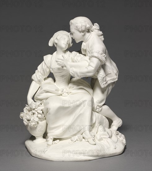 Figure of the Festival at the Chateau, 1766. Creator: Sèvres Porcelain Manufactory (French, est. 1740); Etienne-Maurice Falconet (French, 1716-1791); François Boucher (French, 1703-1770), after a design by.