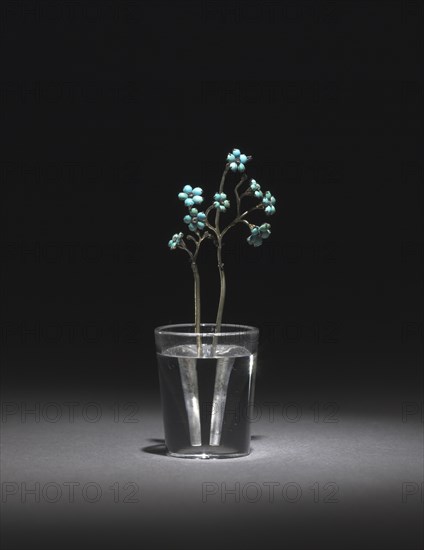 Forget-Me-Nots, late 1800s-early 1900s. Creator: Peter Carl Fabergé (Russian, 1846-1920), firm of.