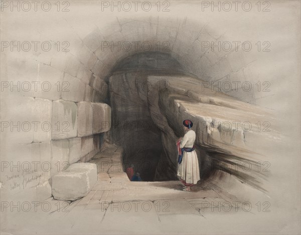 Fountain of Siloam, Valley of Jehoshaphat, 1839. Creator: David Roberts (British, 1796-1864).